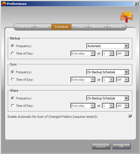SpiderOak POS Backup