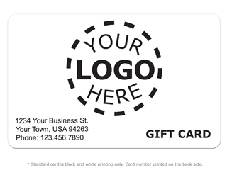 Custom Logo Gift Card image Custom Logo Gift Card