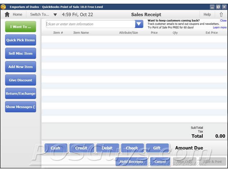 QuickBooks Point of Sale Pro Product Image QuickBooks Point of Sale Pro Product Image