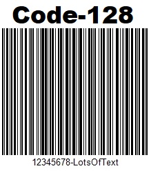 Code 128 Example