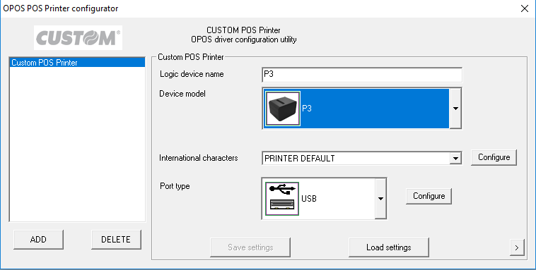 Impresora Térmica Custom P3