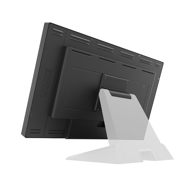 21.5 inch touch monitor side view