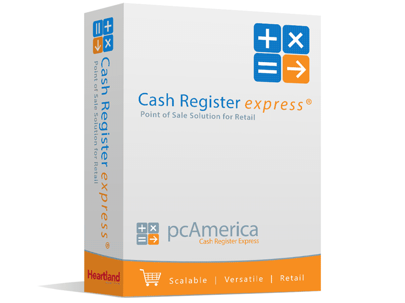 Cash Register Express software box