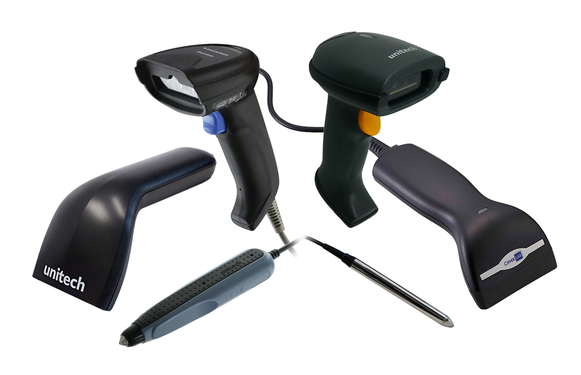 Assortment of barcode scanners under $100