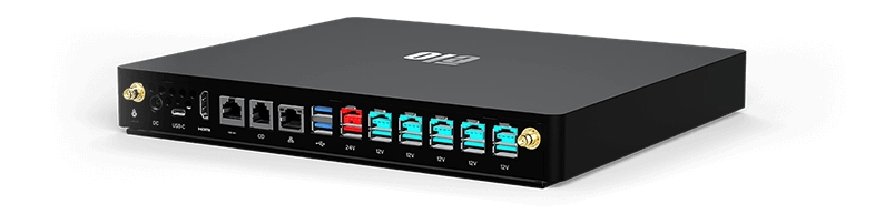 EloPOS Pack Prominently displaying peripheral ports.