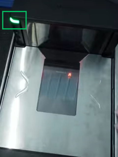 Scale Status LED solid green