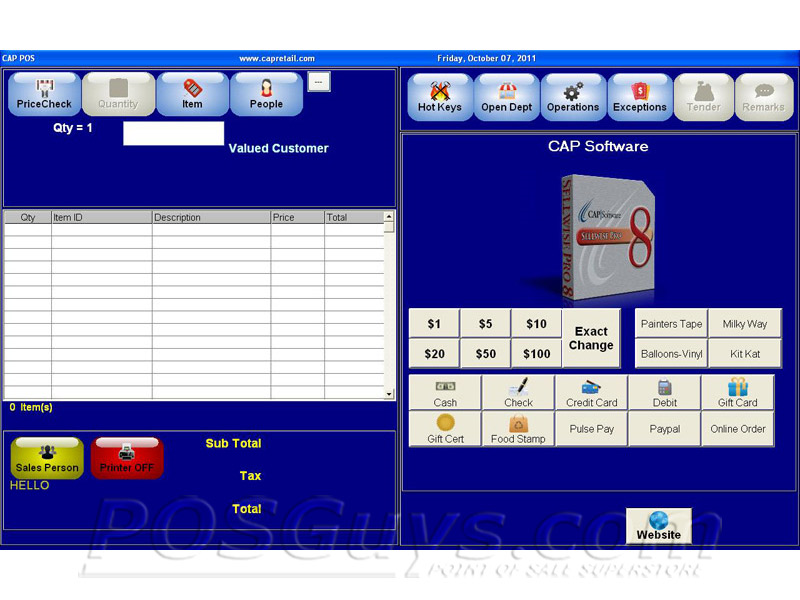 CAP Software Cash N Carry POS Software | POSGuys.com
