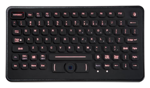 EDA10A Keyboard, 86 key, Backlit, Pointing Device, USB Connector