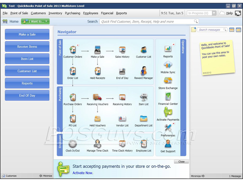 Intuit QuickBooks Point of Sale 2013 Pro POS Software POSGuys
